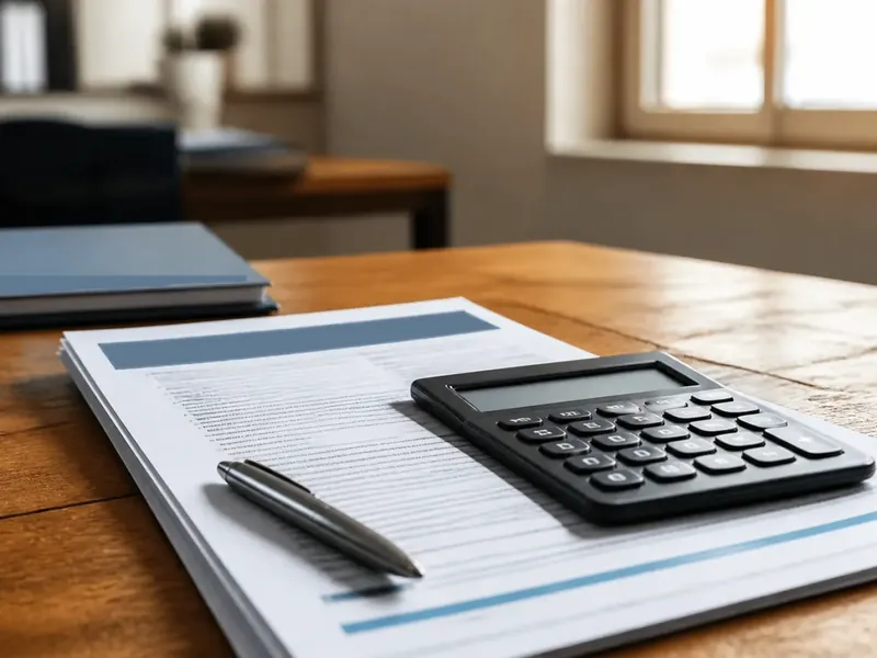 Calculatrice et conditions particulières d’un contrat sur un bureau